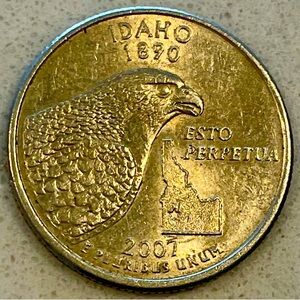 2007 American Idaho Commemorative Quarter Circulated!